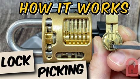 how to pick a vintage metal lock box|lock picking techniques.